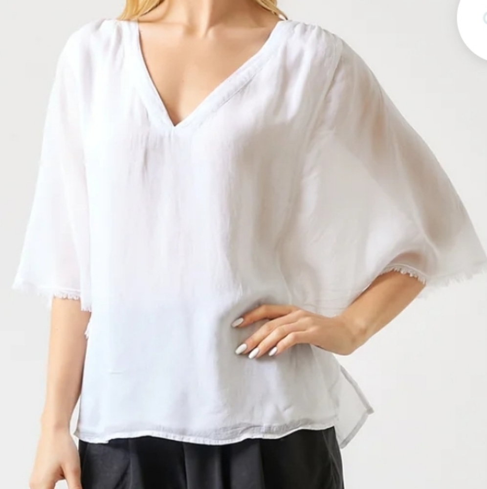 Maven West Ruffle Sleeve Top
